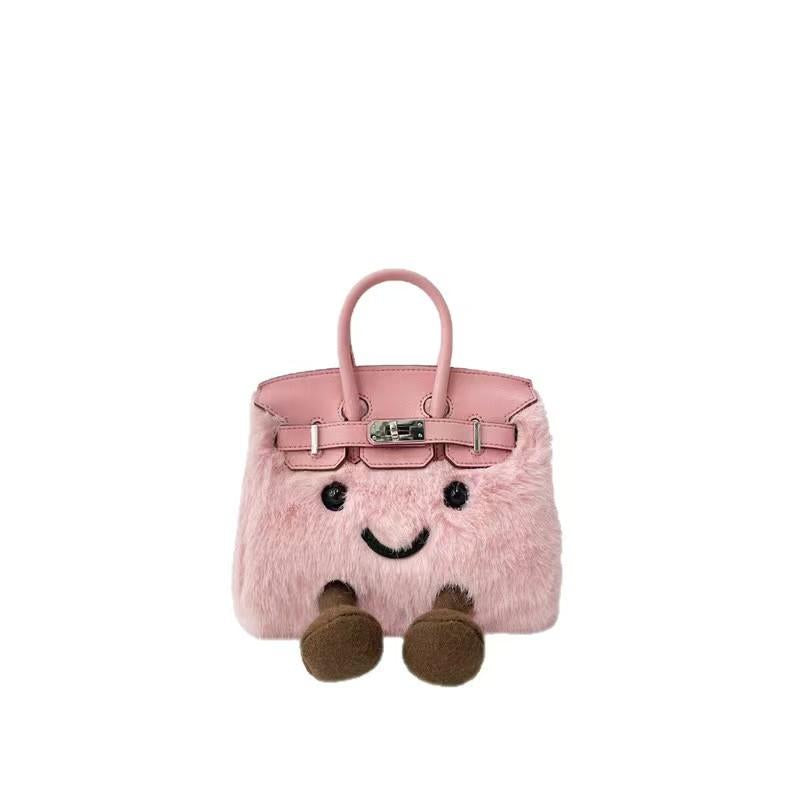 The 2025 Plush-tastic Women's Kelly Bag: Where Cuteness Meets Crossbody Convenience! Perfect for Men, Women, and All Holiday Shenanigans!