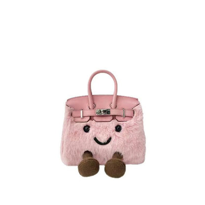 The 2025 Plush-tastic Women's Kelly Bag: Where Cuteness Meets Crossbody Convenience! Perfect for Men, Women, and All Holiday Shenanigans!