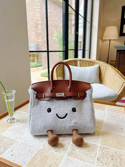 The 2025 Plush-tastic Women's Kelly Bag: Where Cuteness Meets Crossbody Convenience! Perfect for Men, Women, and All Holiday Shenanigans!