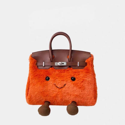 The 2025 Plush-tastic Women's Kelly Bag: Where Cuteness Meets Crossbody Convenience! Perfect for Men, Women, and All Holiday Shenanigans!